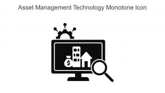 Asset Management Technology Monotone Icon In Powerpoint Pptx Png And Editable Eps Format