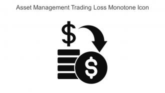 Asset Management Trading Loss Monotone Icon In Powerpoint Pptx Png And Editable Eps Format