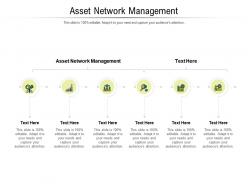 Asset network management ppt powerpoint presentation slides clipart images cpb