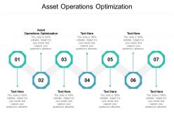 Asset operations optimization ppt powerpoint presentation styles deck cpb