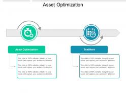 Asset optimization ppt powerpoint presentation infographics format cpb