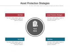 Asset protection strategies ppt powerpoint presentation infographics slides cpb