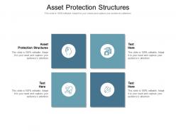 Asset protection structures ppt powerpoint presentation layouts objects cpb