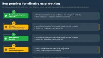 Asset Tracking And Monitoring Solutions Powerpoint Presentation Slides Idea Informative