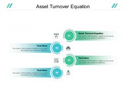 Asset turnover equation ppt powerpoint presentation infographics slide cpb