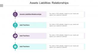 Assets Liabilities Relationships In Powerpoint And Google Slides Cpb