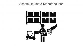 Assets Liquidate Monotone Icon In Powerpoint Pptx Png And Editable Eps Format