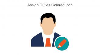 Assign Duties Colored Icon In Powerpoint Pptx Png And Editable Eps Format
