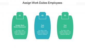 Assign work duties employees ppt powerpoint presentation summary gridlines cpb