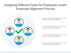 Assigning different tasks for employees under employee alignment process