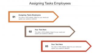 Assigning tasks employees ppt powerpoint presentation summary visual aids cpb