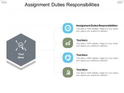 Assignment duties responsibilities ppt powerpoint presentation format cpb