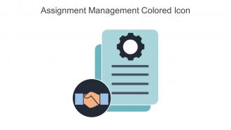 Assignment Management Colored Icon In Powerpoint Pptx Png And Editable Eps Format