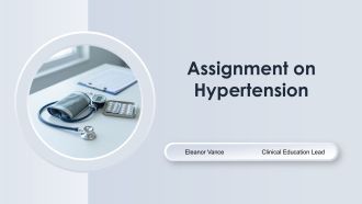 Assignment On Hypertension PPT Summary VA