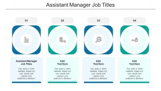 Assistant Manager Job Titles Ppt Powerpoint Presentation Outline Grid Cpb