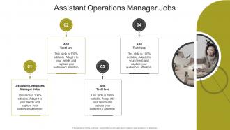 Assistant Operations Manager Jobs In Powerpoint And Google Slides Cpb