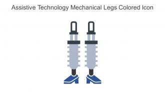 Assistive Technology Mechanical Legs Colored Icon In Powerpoint Pptx Png And Editable Eps Format