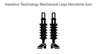 Assistive Technology Mechanical Legs Monotone Icon In Powerpoint Pptx Png And Editable Eps Format