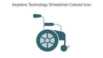Assistive Technology Wheelchair Colored Icon In Powerpoint Pptx Png And Editable Eps Format