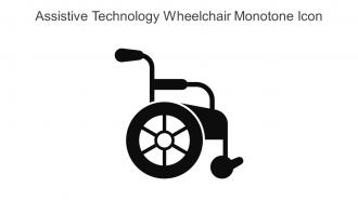 Assistive Technology Wheelchair Monotone Icon In Powerpoint Pptx Png And Editable Eps Format