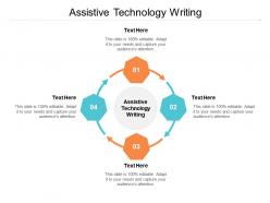 Assistive technology writing ppt powerpoint presentation infographic template deck cpb