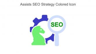 Assists SEO Strategy Colored Icon In Powerpoint Pptx Png And Editable Eps Format