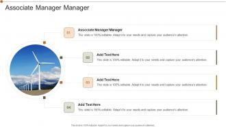 Associate Manager Manager In Powerpoint And Google Slides Cpb