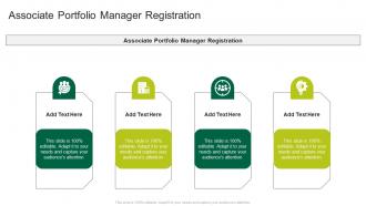 Associate Portfolio Manager Registration In Powerpoint And Google Slides Cpb