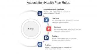 Association health plan rules ppt powerpoint presentation infographics good cpb