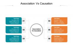 Association vs causation ppt powerpoint presentation professional slideshow cpb