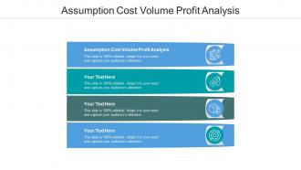Assumption cost volume profit analysis ppt powerpoint presentation inspiration graphics cpb