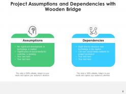 Assumptions And Dependencies Arrows Business Software Implementation Financial