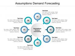 Assumptions demand forecasting ppt powerpoint presentation styles tips cpb