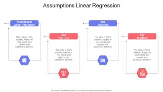 Assumptions Linear Regression In Powerpoint And Google Slides Cpb