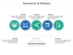 Assurance and advisory ppt powerpoint presentation infographics brochure cpb