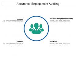 Assurance engagement auditing ppt powerpoint presentation shapes cpb