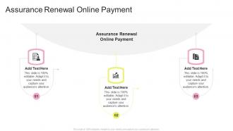 Assurance Renewal Online Payment In Powerpoint And Google Slides Cpb