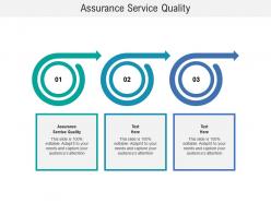 Assurance service quality ppt powerpoint presentation file graphics pictures cpb