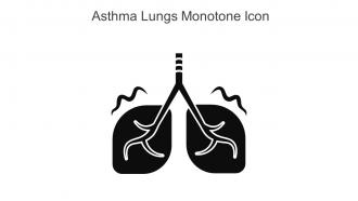 Asthma Lungs Monotone Icon In Powerpoint Pptx Png And Editable Eps Format