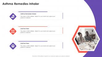 Asthma Remedies Inhaler In Powerpoint And Google Slides Cpb