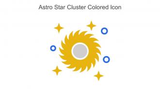 Astro Star Cluster Colored Icon In Powerpoint Pptx Png And Editable Eps Format