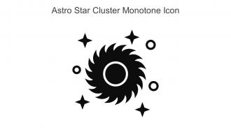 Astro Star Cluster Monotone Icon In Powerpoint Pptx Png And Editable Eps Format