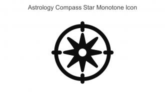 Astrology Compass Star Monotone Icon In Powerpoint Pptx Png And Editable Eps Format
