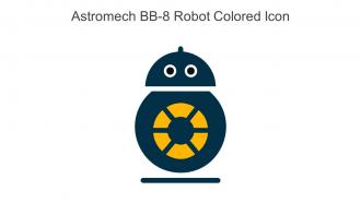 Astromech BB 8 Robot Colored Icon In Powerpoint Pptx Png And Editable Eps Format