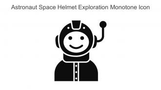 Astronaut Space Helmet Exploration Monotone Icon In Powerpoint Pptx Png And Editable Eps Format