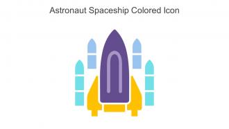 Astronaut Spaceship Colored Icon In Powerpoint Pptx Png And Editable Eps Format