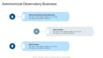 Astronomical Observatory Business In Powerpoint And Google Slides Cpb