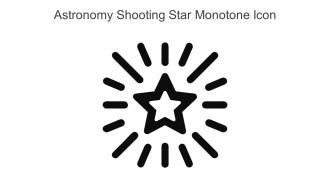 Astronomy Shooting Star Monotone Icon In Powerpoint Pptx Png And Editable Eps Format