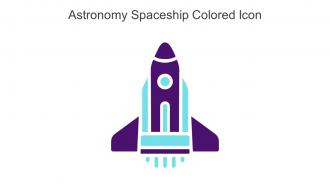 Astronomy Spaceship Colored Icon In Powerpoint Pptx Png And Editable Eps Format
