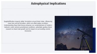 Astrophysical Implications Spaghettification PPT Sample ST AI SS